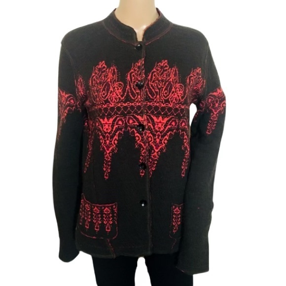 Free People Wool Fitted Sweater Jacket - Picture 1 of 5